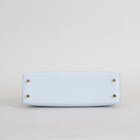 MINI KELLY II (20) EPSOM LEATHER BLEU BRUME WITH GOLD HARDWARE (GHW)