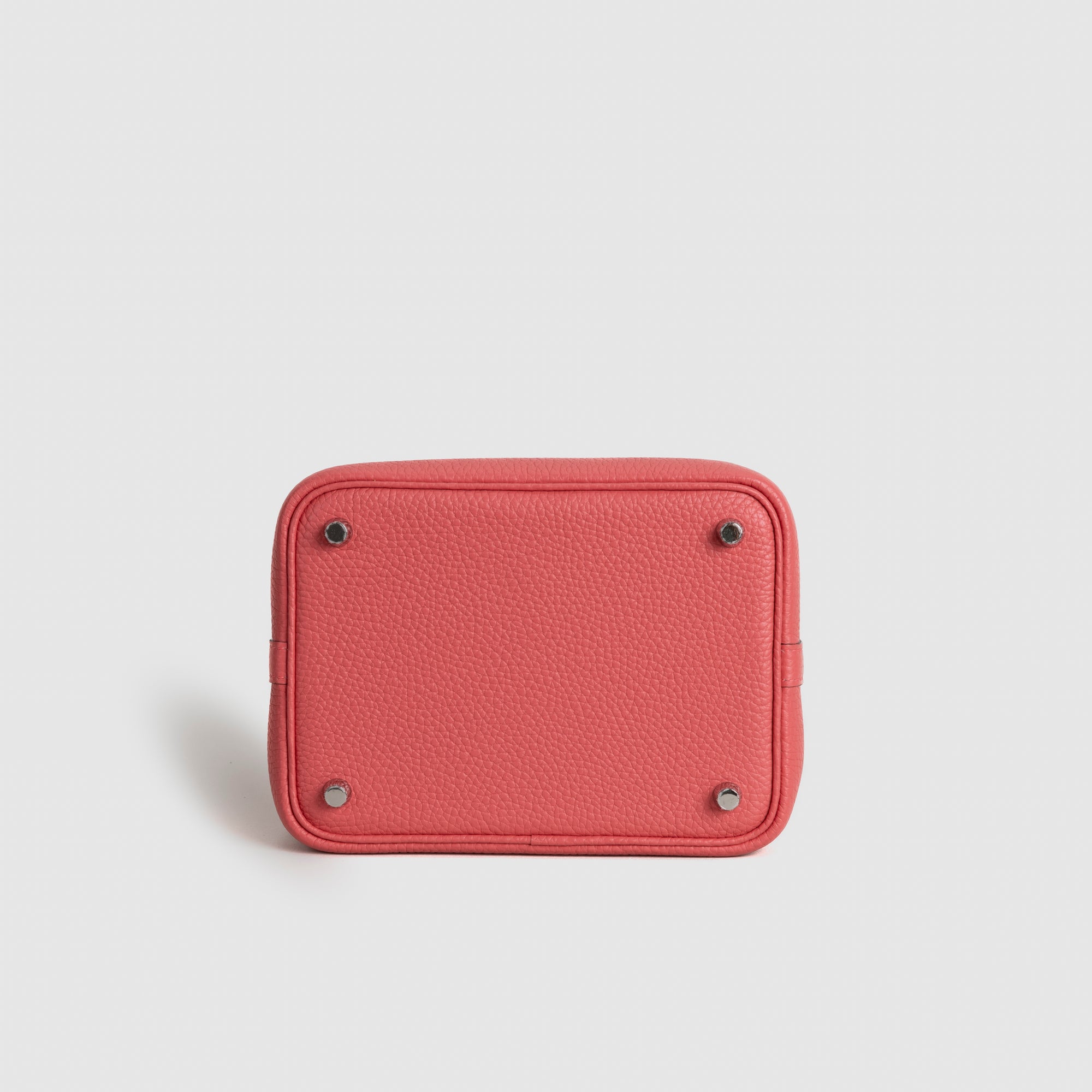 PICOTIN 18 LOCK CLEMENCE LEATHER ROSE AZALEE WITH PALLADIUM HARDWARE (PHW)