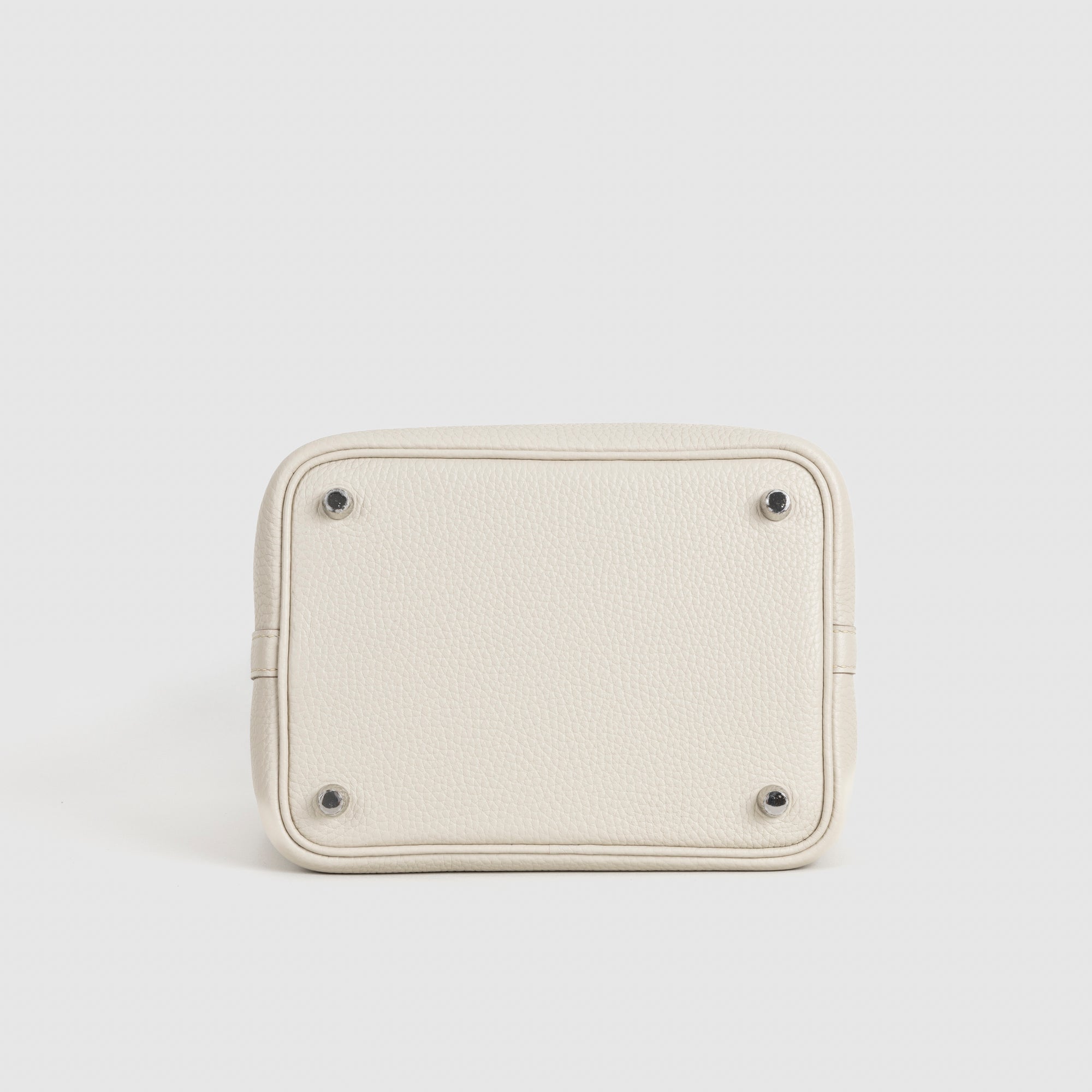 PICOTIN 18 LOCK CLEMENCE LEATHER CRAIE WITH PALLADIUM HARDWARE (PHW)