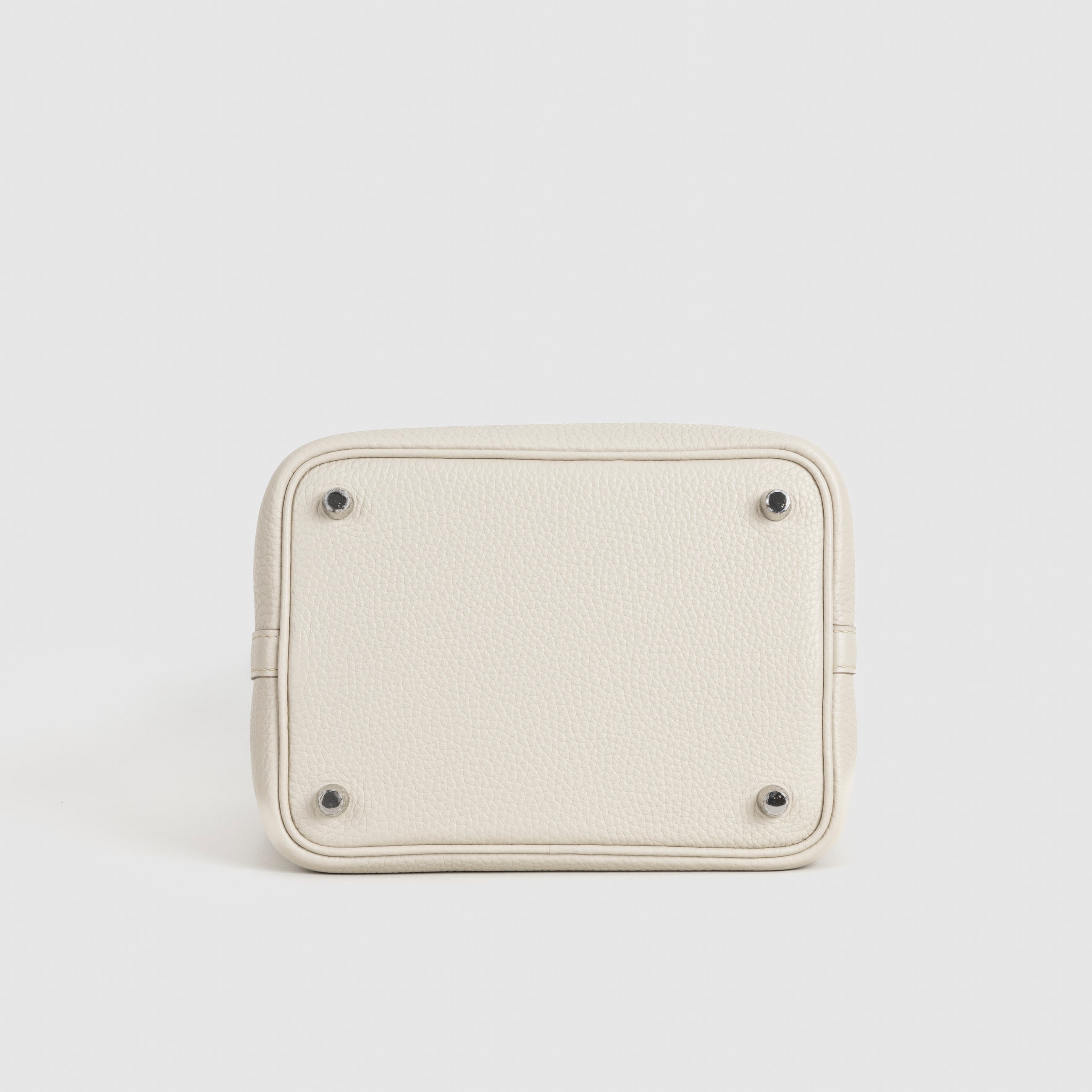 PICOTIN 18 LOCK CLEMENCE LEATHER CRAIE WITH PALLADIUM HARDWARE (PHW)