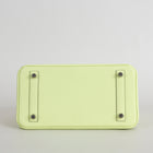 BIRKIN 25 TOGO LEATHER VERT ABSINTHE WITH PALLADIUM HARDWARE (PHW)
