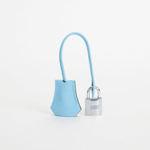 BIRKIN 25 EPSOM LEATHER (SELLIER SHAPE) CELESTE WITH PALLADIUM HARDWARE (PHW)