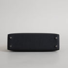 MINI KELLY II (20) TOUCH SHINY MISSISSIPPIENSIS ALLIGATOR LEATHER & EPSOM LEATHER NOIR (BLACK) WITH PALLADIUM HARDWARE (PHW)