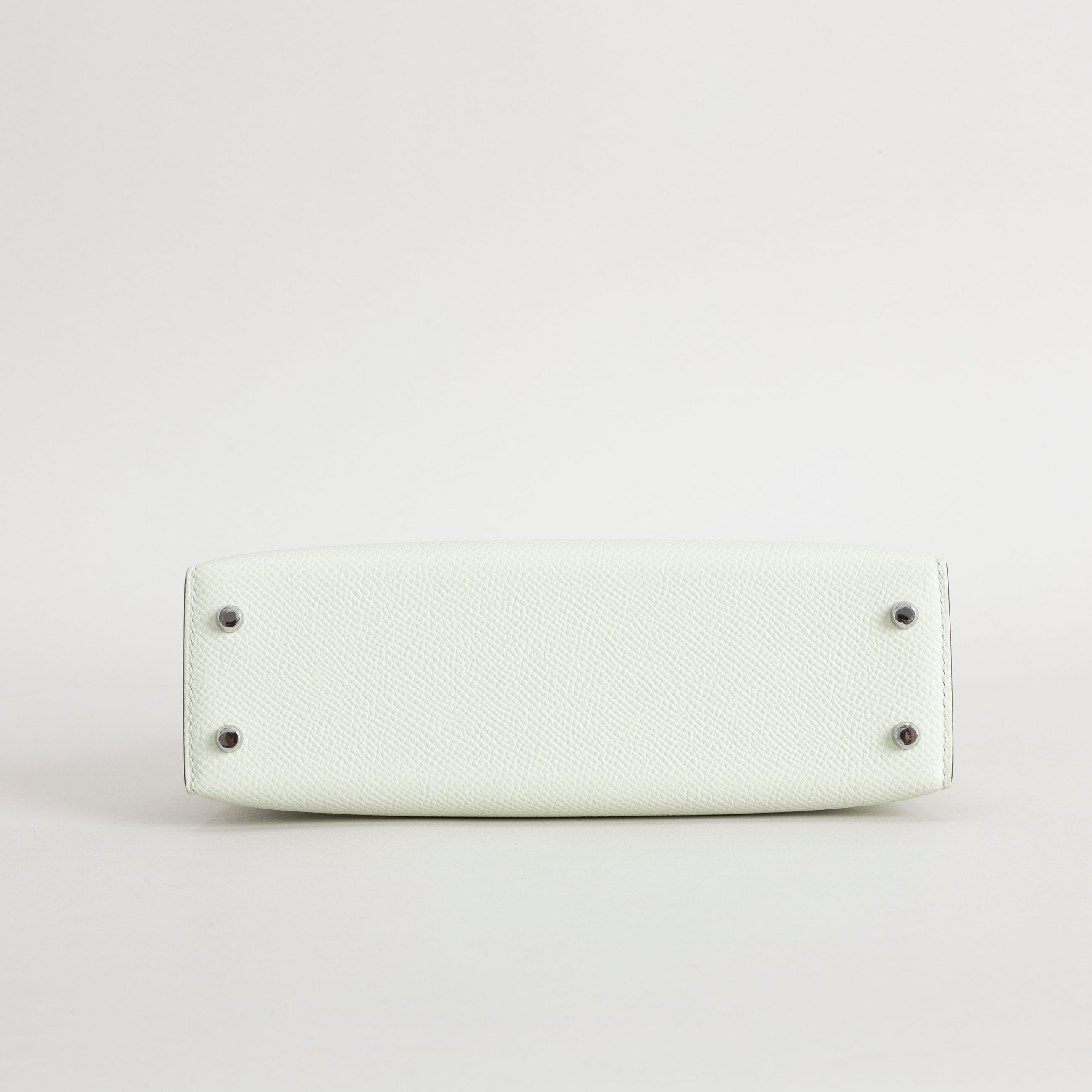 MINI KELLY II (20) EPSOM LEATHER VERT FIZZ WITH PALLADIUM HARDWARE (PHW)