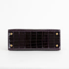 KELLY 25 SHINY (LISSE) NILOTICUS CROCODILE LEATHER CASSIS WITH GOLD HARDWARE (GHW)