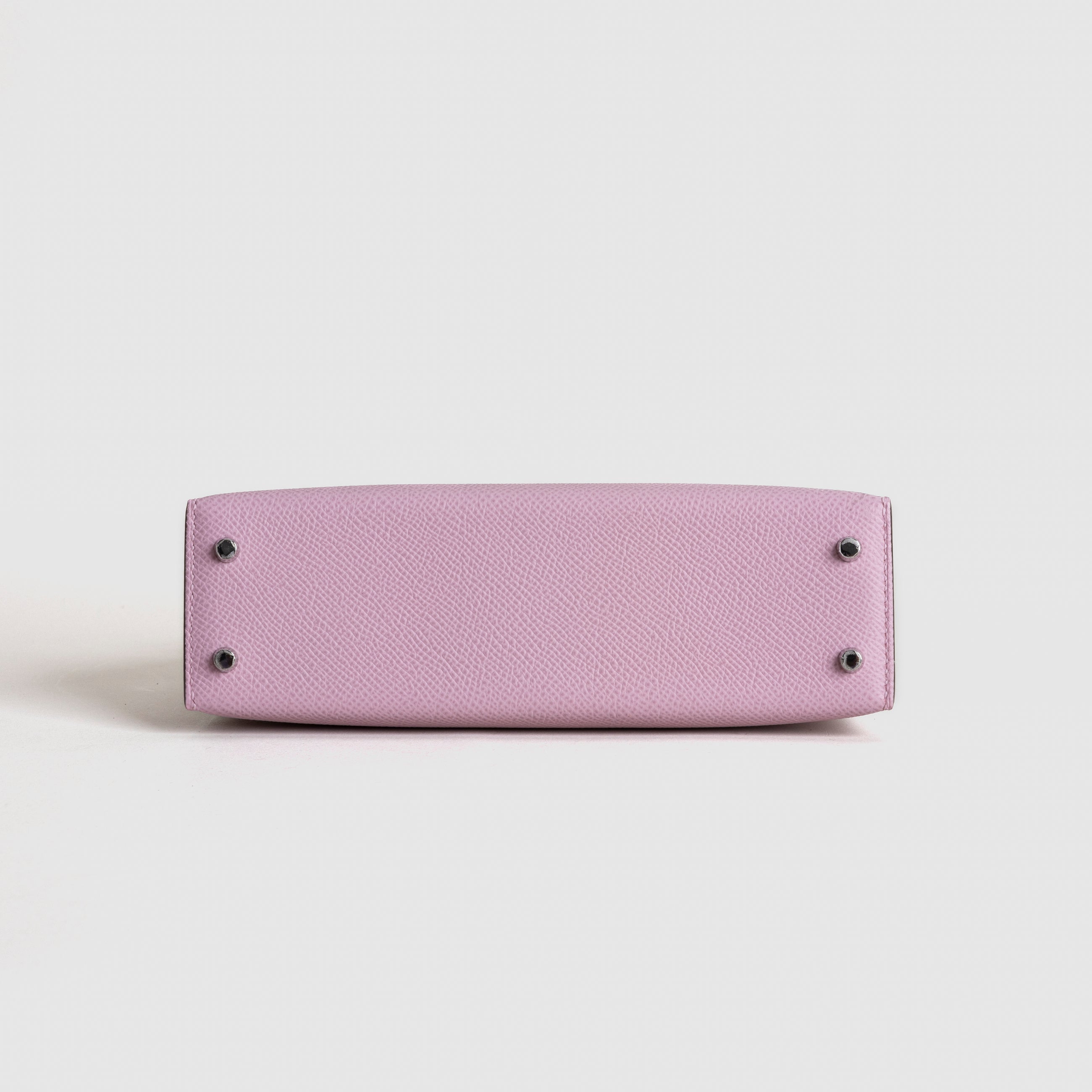 MINI KELLY II (20) EPSOM LEATHER MAUVE SYLVESTRE WITH PALLADIUM HARDWARE (PHW)