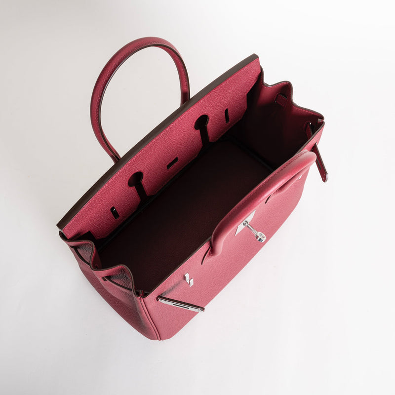 BIRKIN 30 TOGO LEATHER ROUGE GRENAT WITH PALLADIUM HARDWARE (PHW)