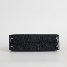 MINI KELLY II (20) LIZARD LEATHER NOIR (BLACK) WITH PALLADIUM HARDWARE (PHW)