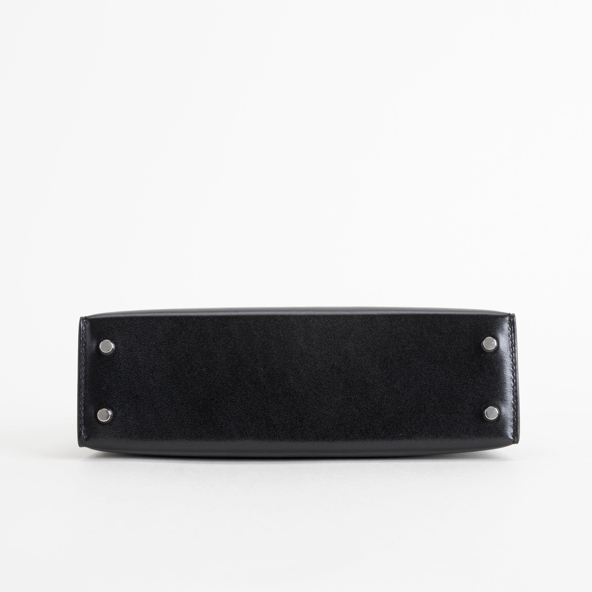 MINI KELLY II (20) BLACK BOX CALF LEATHER WITH PALLADIUM HARDWARE (PHW)