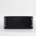 KELLY 28 BLACK BOX CALF LEATHER WITH PALLADIUM HARDWARE (PHW)