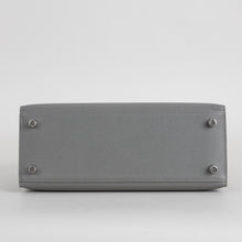 KELLY 25 EPSOM LEATHER GRIS MEYER WITH PALLADIUM HARDWARE (PHW)