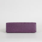 KELLY POCHETTE OSTRICH LEATHER ANEMONE WITH ROSE GOLD HARDWARE (RGHW)