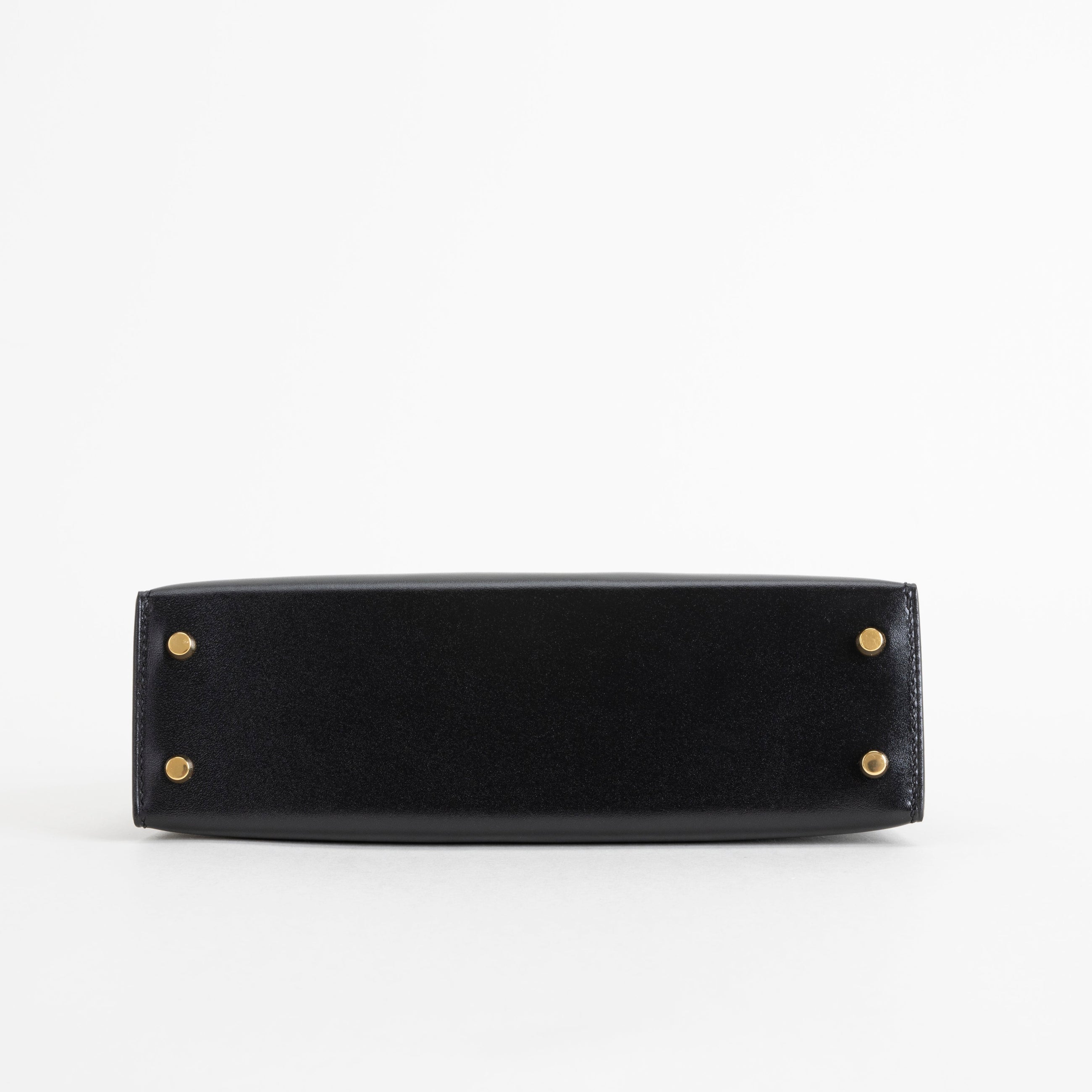 MINI KELLY II (20) BLACK BOX CALF LEATHER WITH GOLD HARDWARE (GHW)