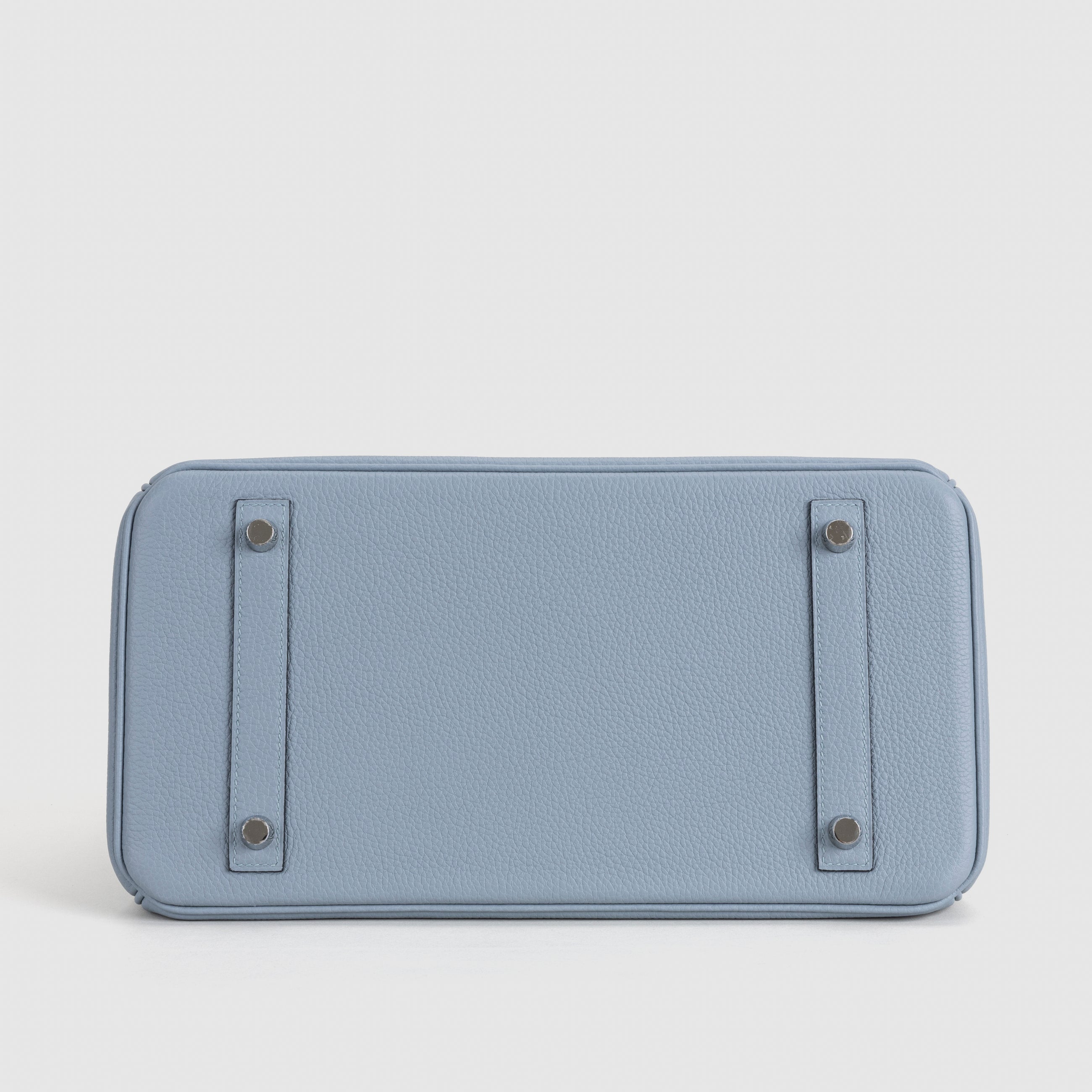 BIRKIN 30 TOGO LEATHER BLEU LIN WITH PALLADIUM HARDWARE (PHW)