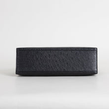 KELLY POCHETTE OSTRICH LEATHER NOIR (BLACK) WITH GOLD HARDWARE (GHW)