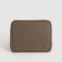 PICOTIN 22 LOCK CLEMENCE LEATHER ETOUPE WITH GOLD HARDWARE (GHW)