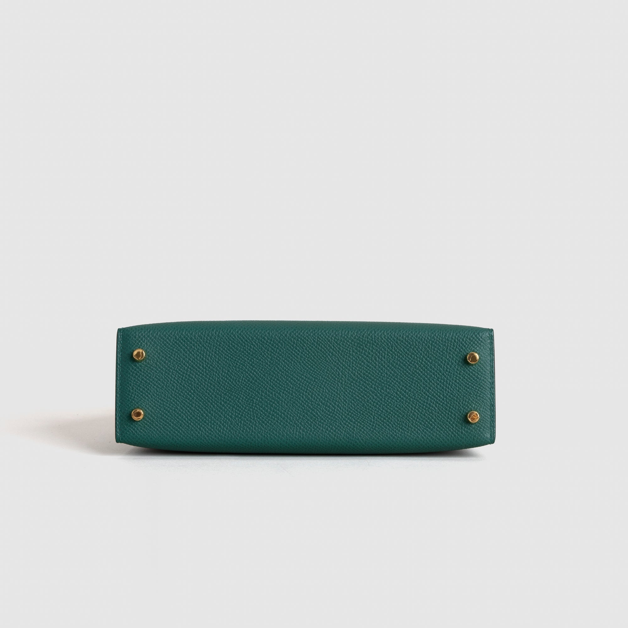 MINI KELLY II (20) EPSOM LEATHER MALACHITE WITH GOLD HARDWARE (GHW)