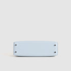 MINI KELLY II (20) EPSOM LEATHER BLEU AZUR WITH PALLADIUM HARDWARE (PHW)