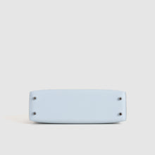 MINI KELLY II (20) EPSOM LEATHER BLEU AZUR WITH PALLADIUM HARDWARE (PHW)