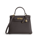KELLY 28 TOGO LEATHER CHOCOLAT WITH GOLD HARDWARE (GHW)