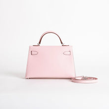MINI KELLY II (20) CHEVRE LEATHER ROSE SAKURA WITH PALLADIUM HARDWARE (PHW)