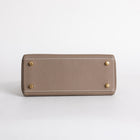 KELLY 25 TOGO LEATHER ETOUPE WITH GOLD HARDWARE (GHW)