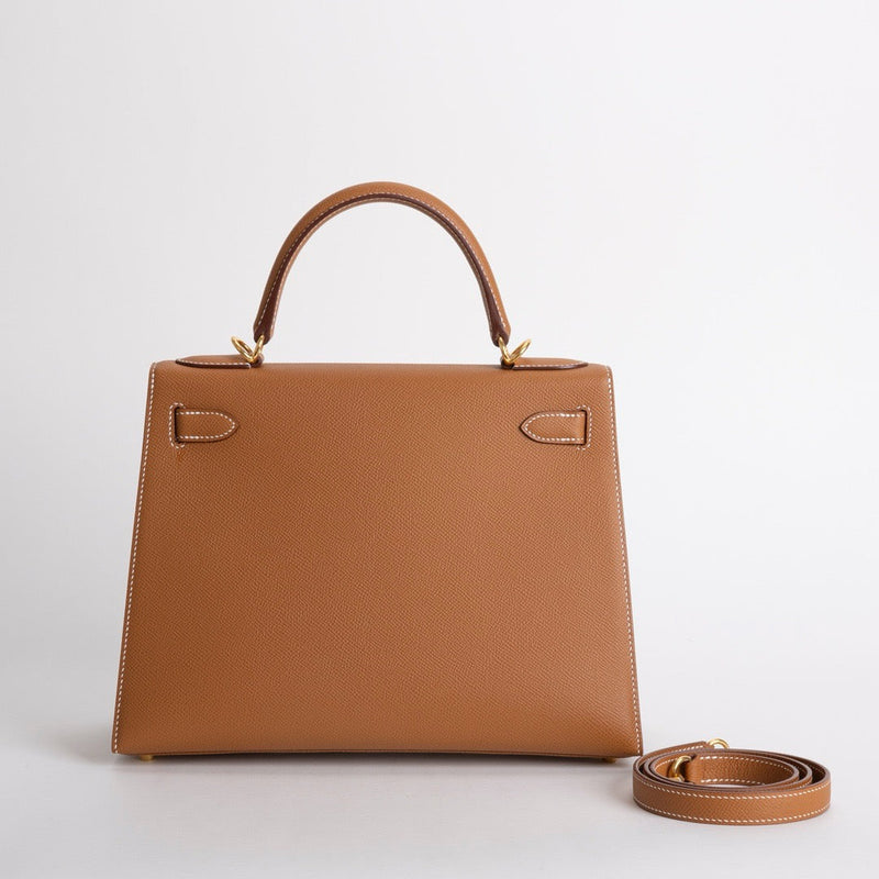 KELLY 28 EPSOM LEATHER GOLD WITH GOLD HARDWARE (GHW)