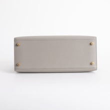 KELLY 28 EPSOM LEATHER GRIS ASPHALTE WITH GOLD HARDWARE (GHW)