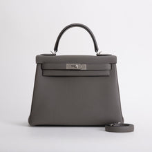 KELLY 28 TOGO LEATHER ETAIN WITH PALLADIUM HARDWARE (PHW)