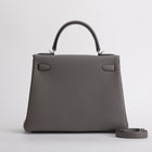 KELLY 28 TOGO LEATHER ETAIN WITH PALLADIUM HARDWARE (PHW)