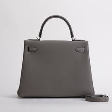 KELLY 28 TOGO LEATHER ETAIN WITH PALLADIUM HARDWARE (PHW)