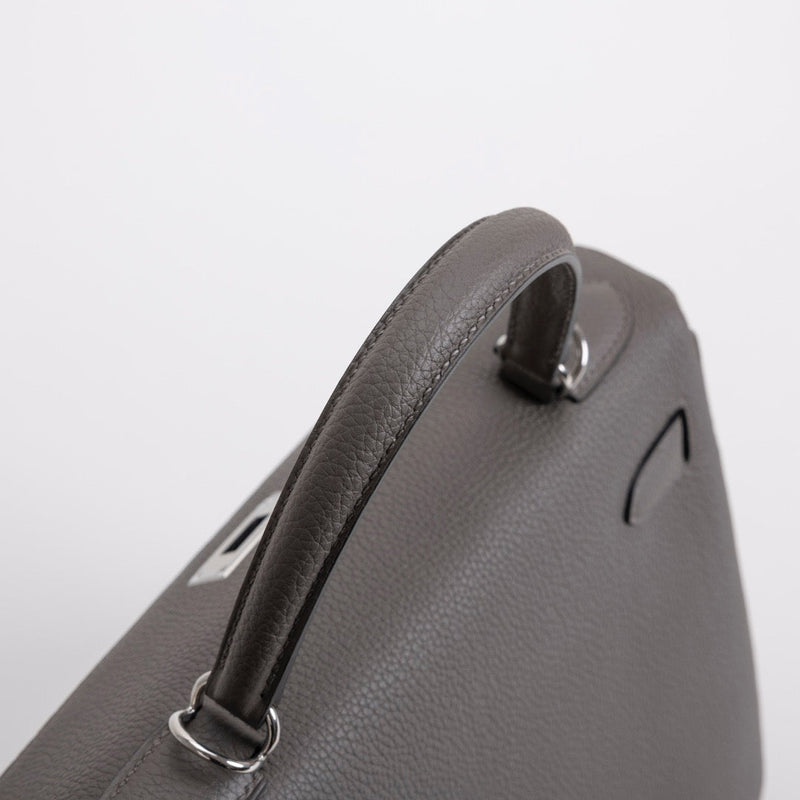 KELLY 28 TOGO LEATHER ETAIN WITH PALLADIUM HARDWARE (PHW)