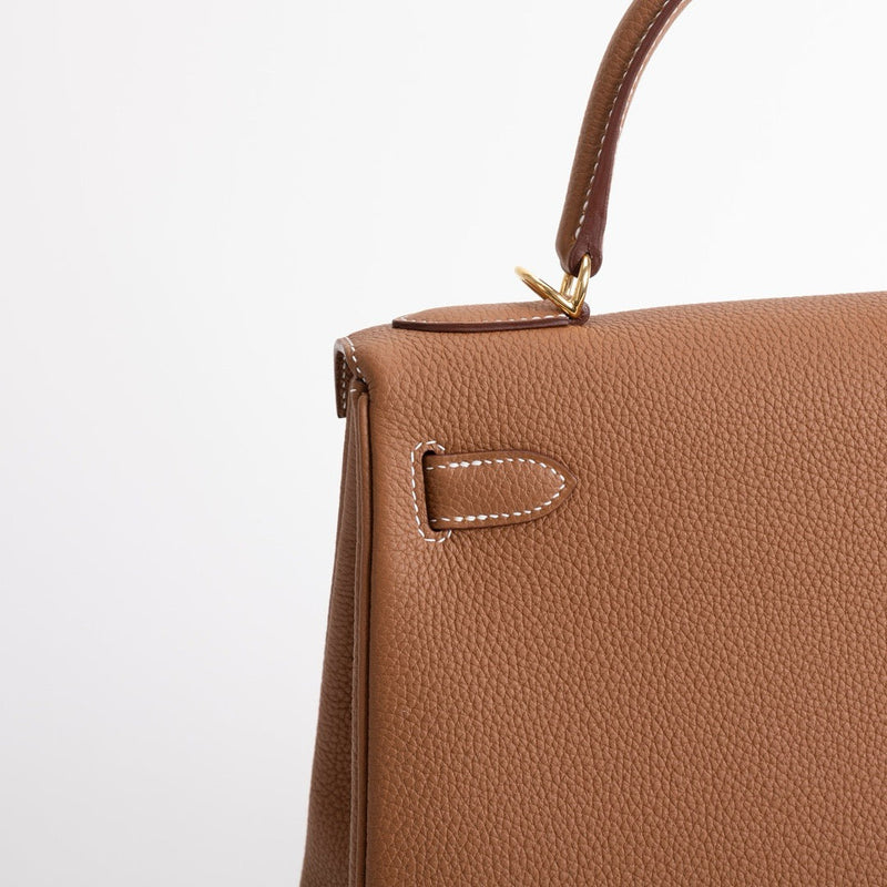 KELLY 28 TOGO LEATHER GOLD WITH GOLD HARDWARE (GHW)