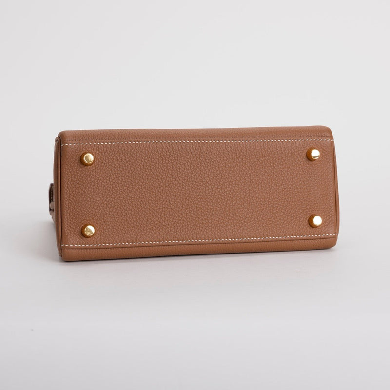 KELLY 25 TOGO LEATHER GOLD WITH GOLD HARDWARE (GHW)