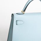 MINI KELLY II (20) EPSOM LEATHER BLEU ZEPHYR WITH GOLD HARDWARE (GHW)