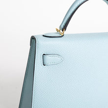 MINI KELLY II (20) EPSOM LEATHER BLEU ZEPHYR WITH GOLD HARDWARE (GHW)