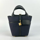 PICOTIN 18 CARGO BLEU MARINE WITH GOLD HARDWARE (GHW)
