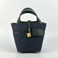 PICOTIN 18 CARGO BLEU MARINE WITH GOLD HARDWARE (GHW)