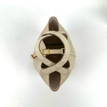 PICOTIN 18 TOUCH CLEMENCE LEATHER & MATTE MISSISSIPPIENSIS ALLIGATOR BETON WITH GOLD HARDWARE (GHW)