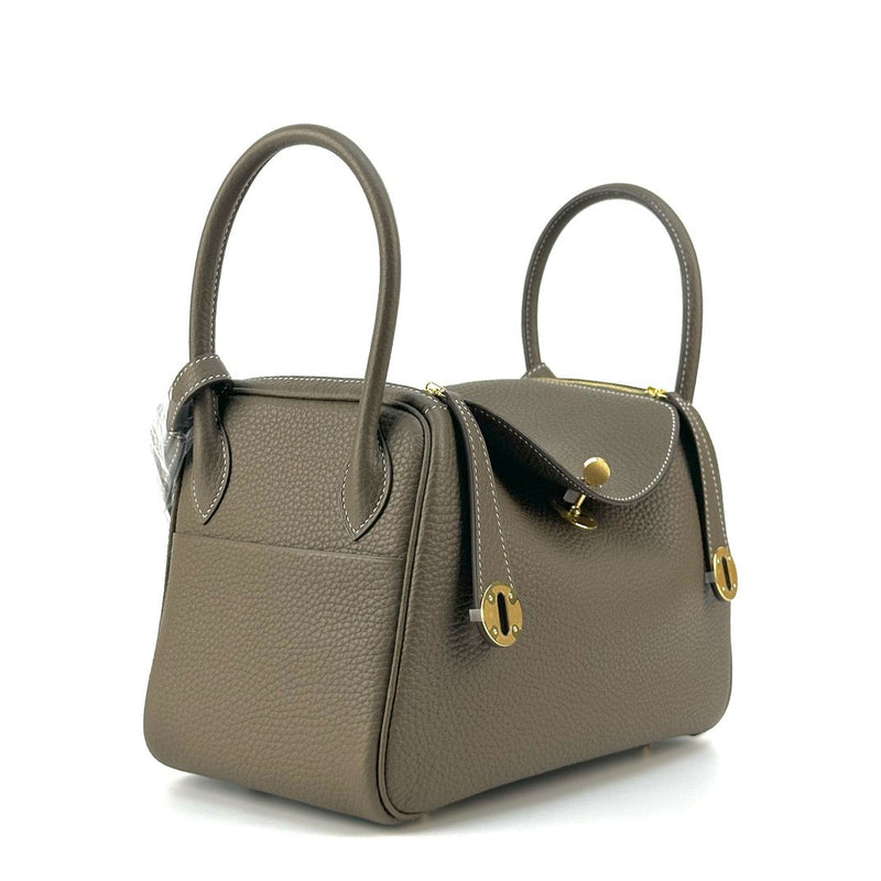 LINDY 26 CLEMENCE LEATHER ETOUPE WITH GOLD HARDWARE (GHW)