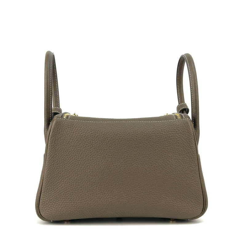 LINDY 26 CLEMENCE LEATHER ETOUPE WITH GOLD HARDWARE (GHW)