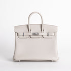 BIRKIN 25 TOGO LEATHER BETON WITH PALLADIUM HARDWARE (PHW)