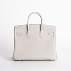 BIRKIN 25 TOGO LEATHER BETON WITH PALLADIUM HARDWARE (PHW)