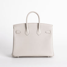 BIRKIN 25 TOGO LEATHER BETON WITH PALLADIUM HARDWARE (PHW)