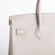 BIRKIN 25 TOGO LEATHER BETON WITH PALLADIUM HARDWARE (PHW)
