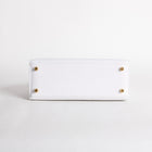 KELLY 25 EPSOM LEATHER WHITE WITH GOLD HARDWARE (GHW)