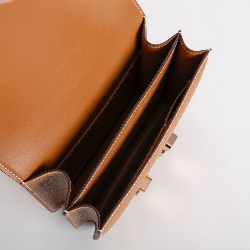 CONSTANCE 18 (MINI) EPSOM LEATHER GOLD WITH ROSE GOLD HARDWARE (RGHW)