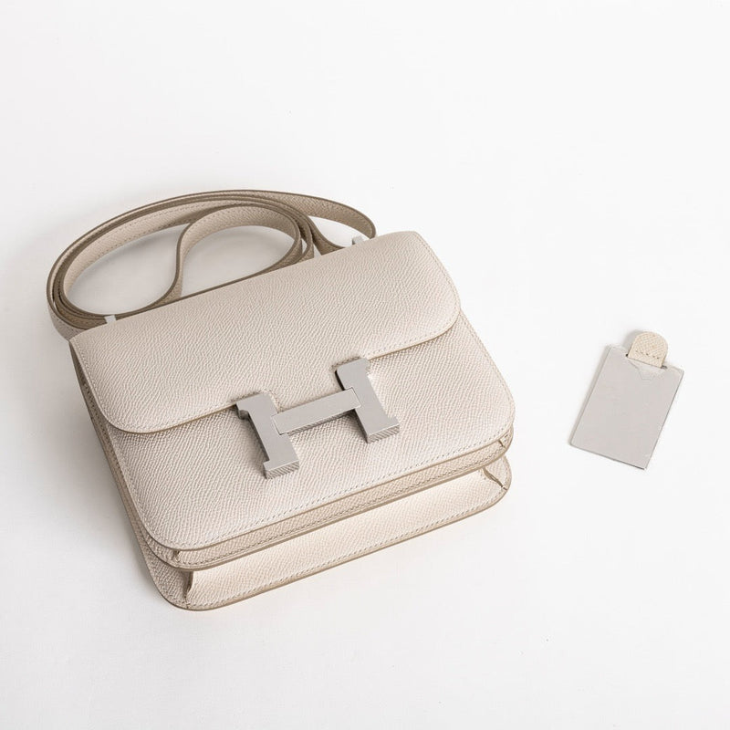 CONSTANCE 18 (MINI) EPSOM LEATHER CRAIE WITH PALLADIUM HARDWARE (PHW)