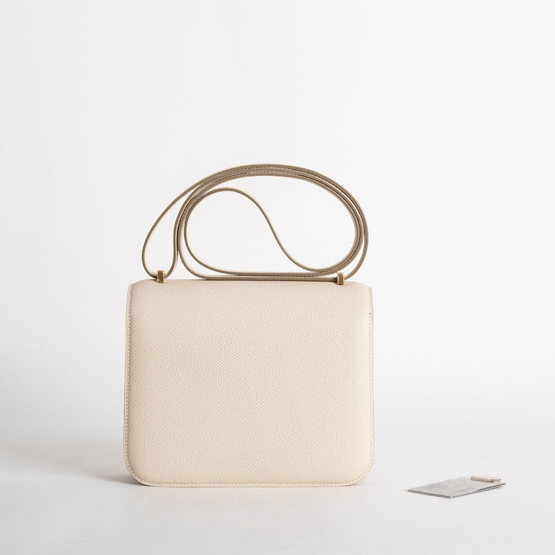 CONSTANCE 18 (MINI) EPSOM LEATHER CRAIE WITH GOLD HARDWARE (GHW)
