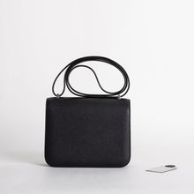CONSTANCE 18 (MINI) EPSOM LEATHER NOIR (BLACK) WITH PALLADIUM HARDWARE (PHW)